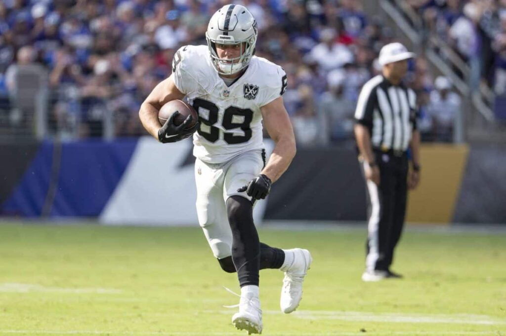 tight end dynasty Raiders TE Brock Bowers steelers los angeles rams