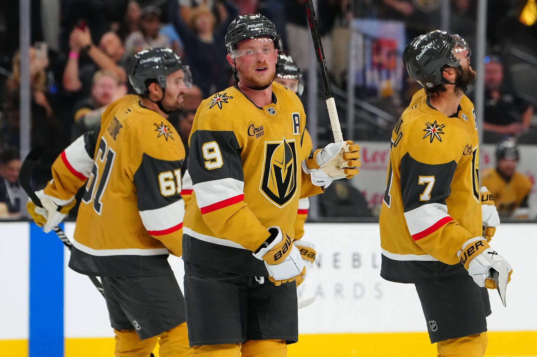 Jack Eichel in Game Five for the Golden Knights