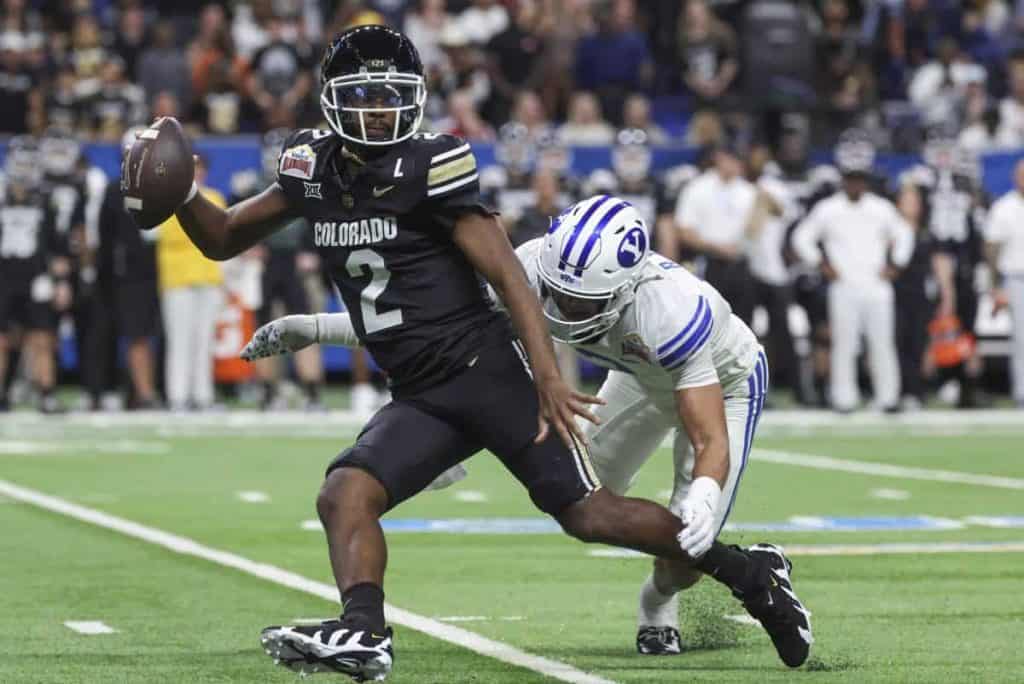 Shedeur Sanders at the NFL Combine, 2025 NFL Draft