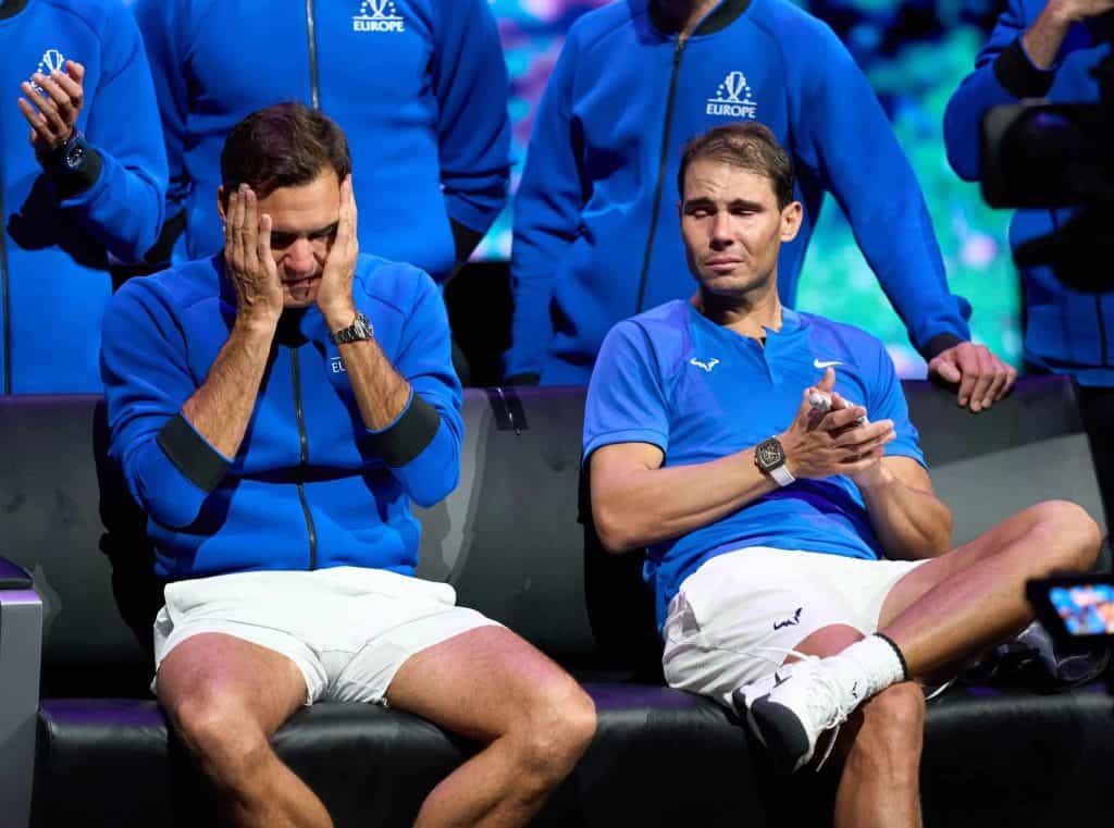 Roger Federer and Rafael Nadal