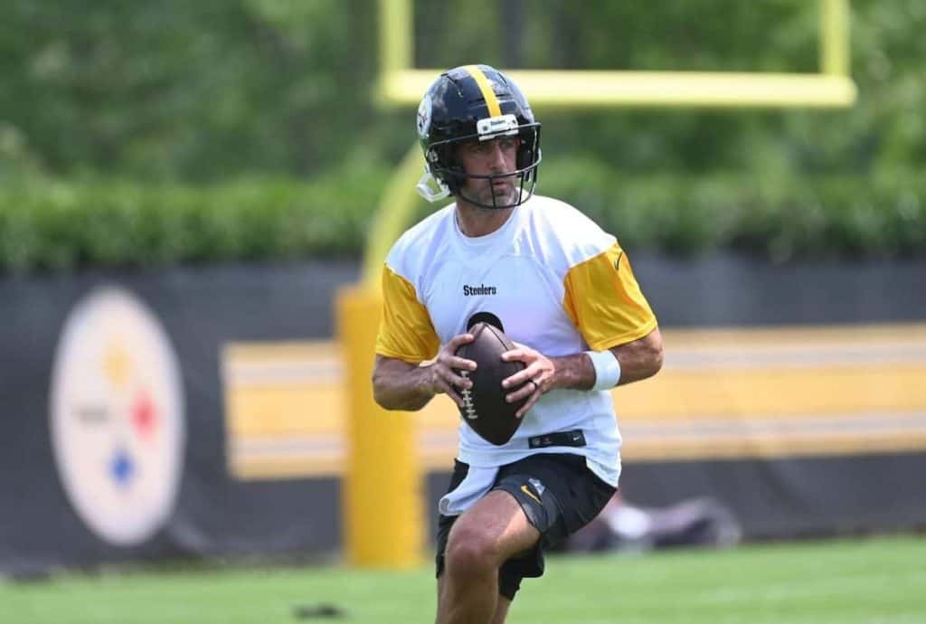 Pittsburgh Steelers Aaron Rodgers on rookie Will Howard and matchup against the Green Bay Packers