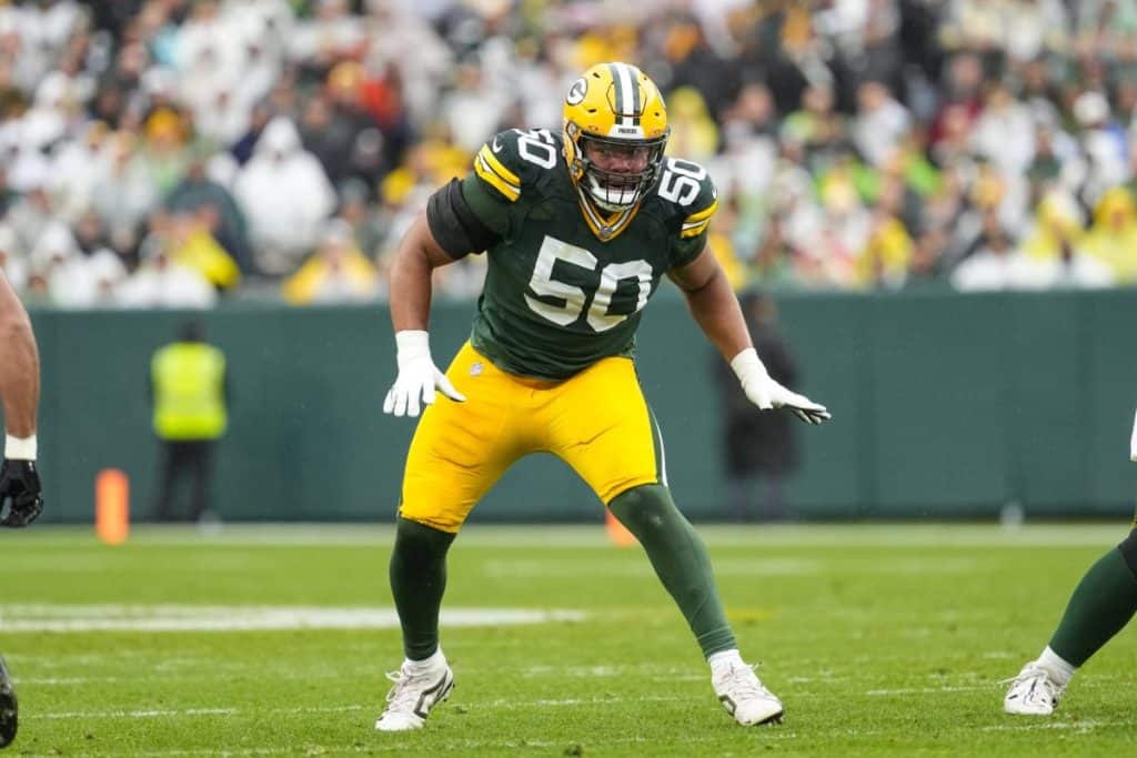 Green Bay Packers Zach Tom