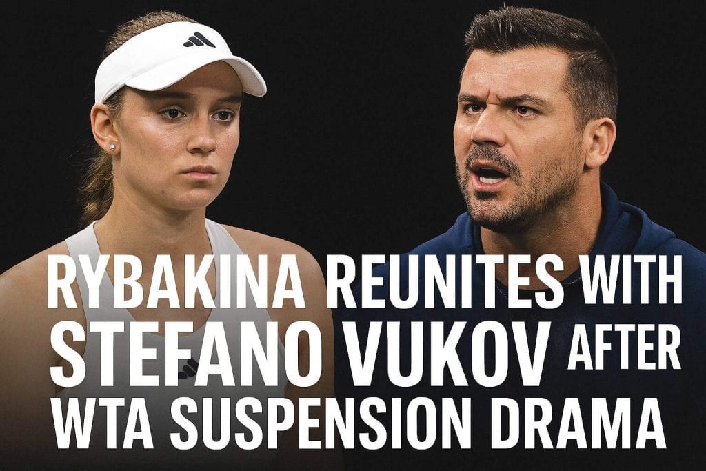 Elena Rybakina Stefano Vukov
