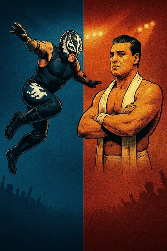 Rey Mysterio and Alberto Del Rio