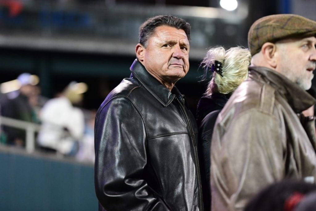 Former LSU head coach Ed Orgeron reportedly interested in Oregon State