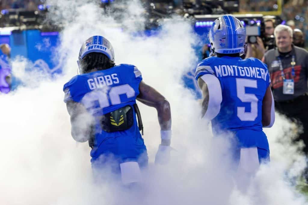 Detroit Lions David Montgomery and Jahmyr Gibbs