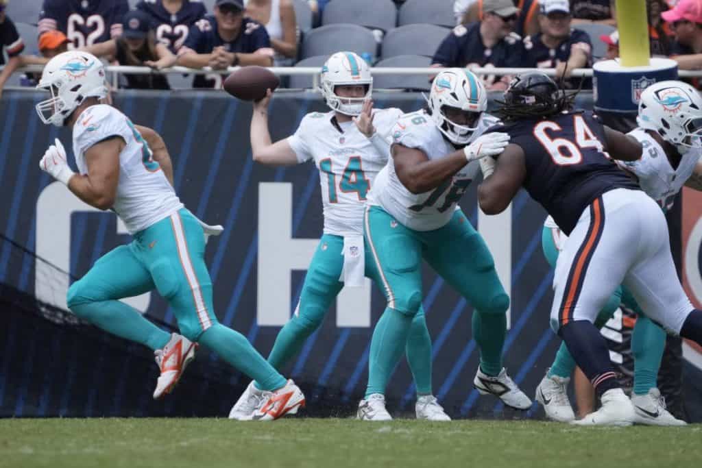 Miami Dolphins QB Quinn Ewers