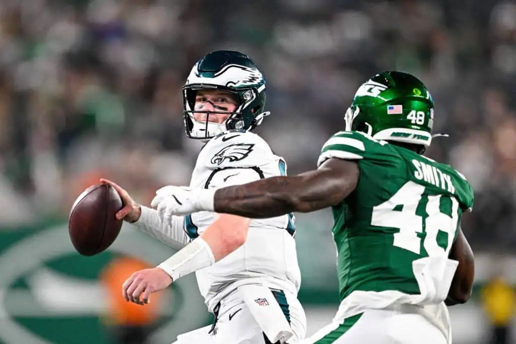 Kyle McCord Eagles vs Jets