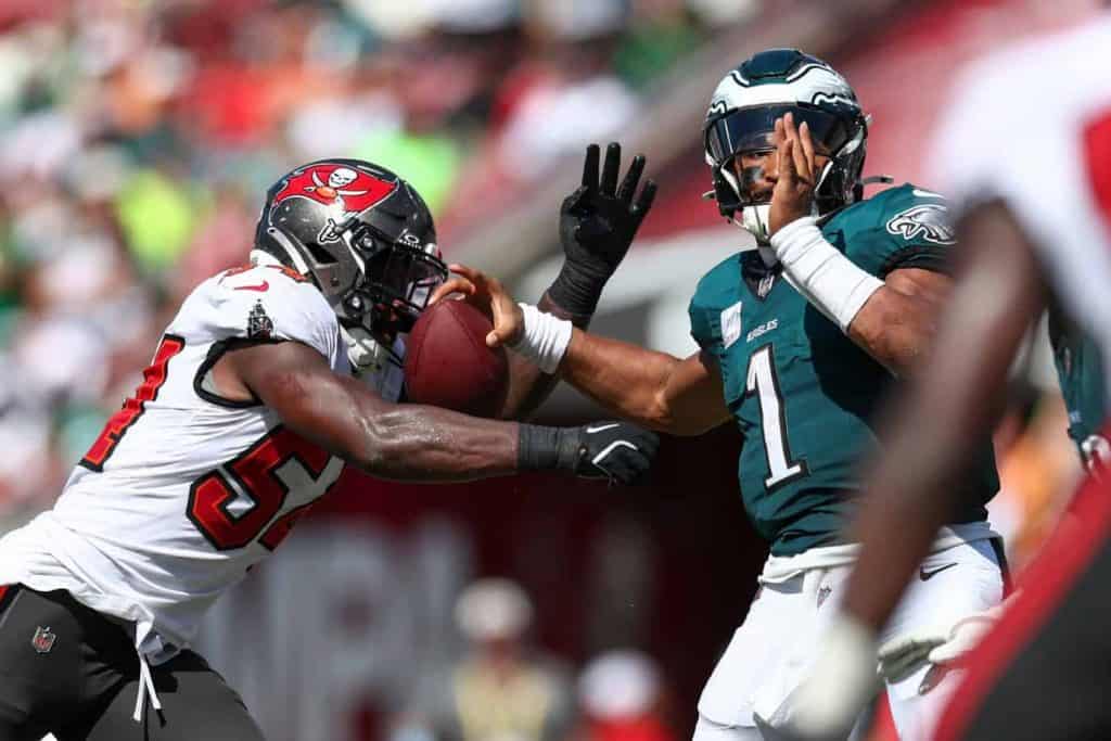 Jalen Hurts vs Buccaneers