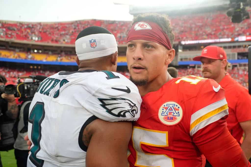 Eagles win Super Bowl Rematch