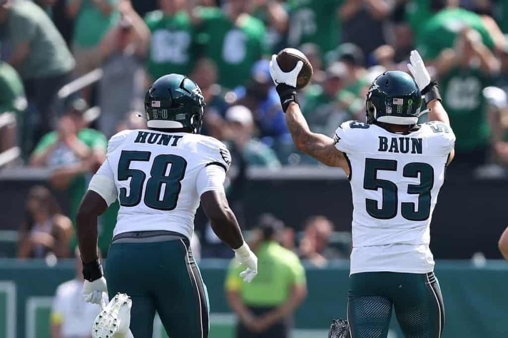Eagles vs Rams, Zack Baun