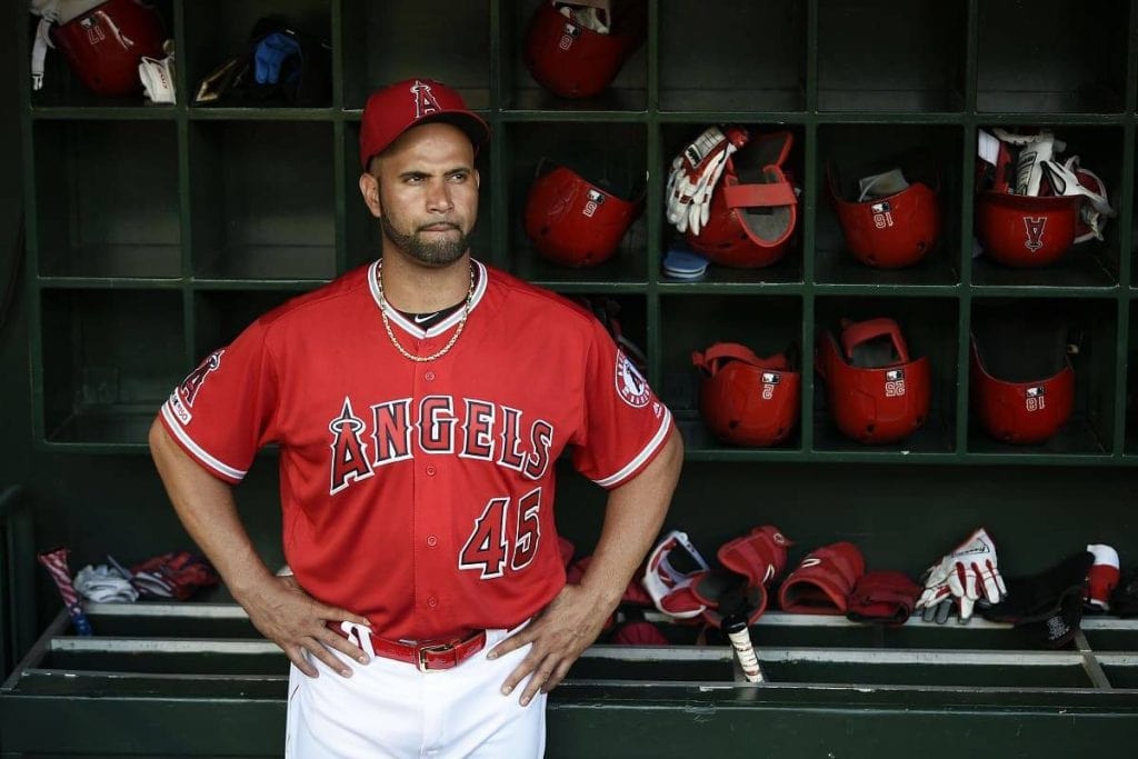 The Los Angeles Angels are considering hiring Albert Pujols as their next manager.