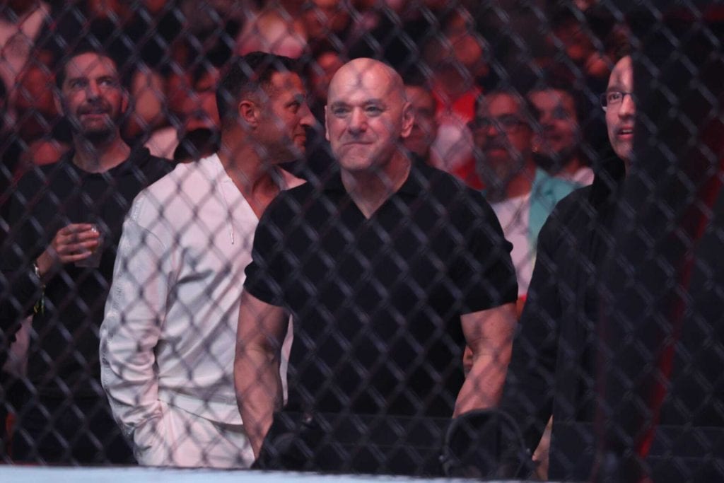 UFC 321 ends in disappointment. Dana White pictured. Image by: Nathan Ray Seebeck-Imagn Images