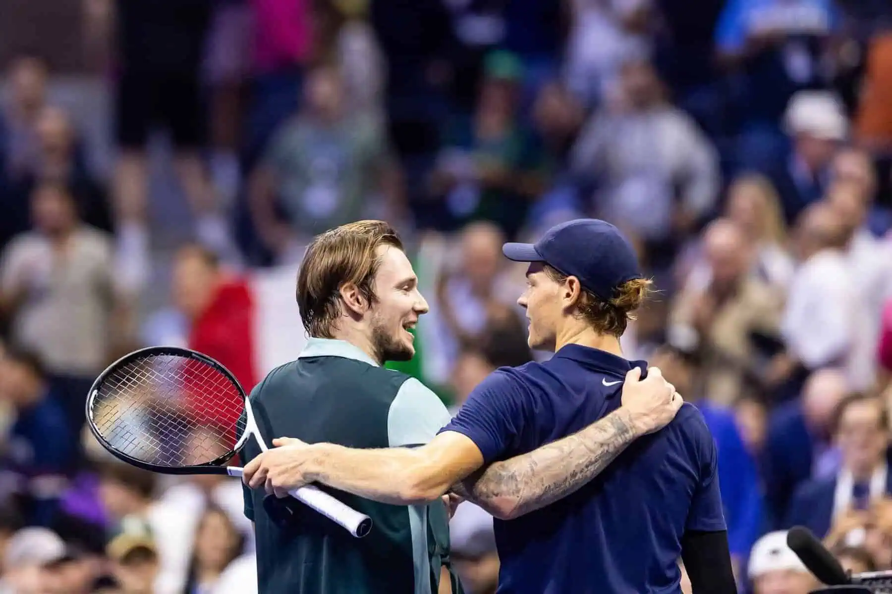 Jannik Sinner and Alexander Bublik