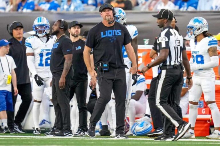 Detroit Lions Dan Campbell, Troy Vincent