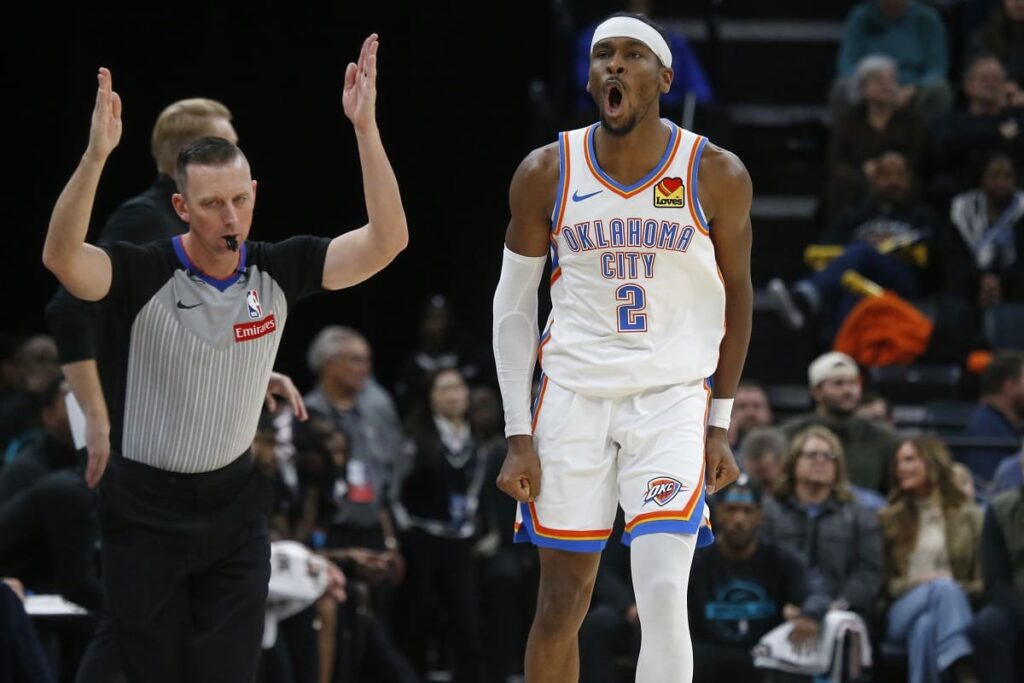 Oklahoma City Thunder guard Shai Gilgeous-Alexander