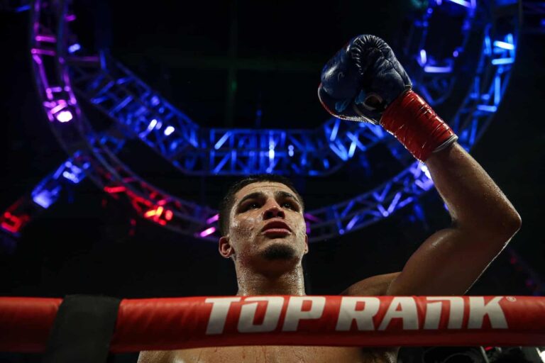 Xander Zayas will fight Abass Baraou on Jan. 31 to unify the WBO and WBA titles in San Juan, Puerto Rico. Image by: Angela Piazza/Caller-Times / USA TODAY NETWORK
