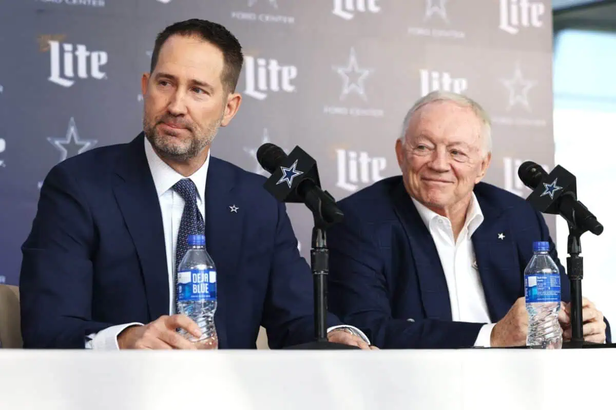 Dallas Cowboys Jerry Jones and Brian Schottenheimer