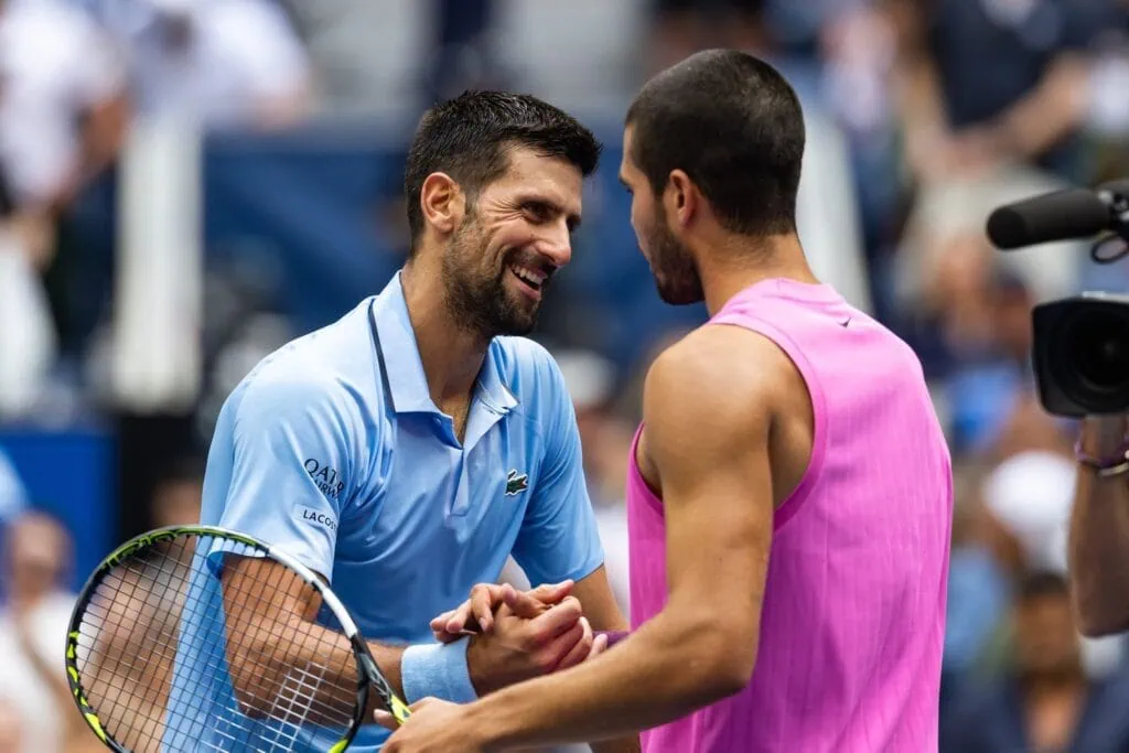 Alcaraz , Djokovic