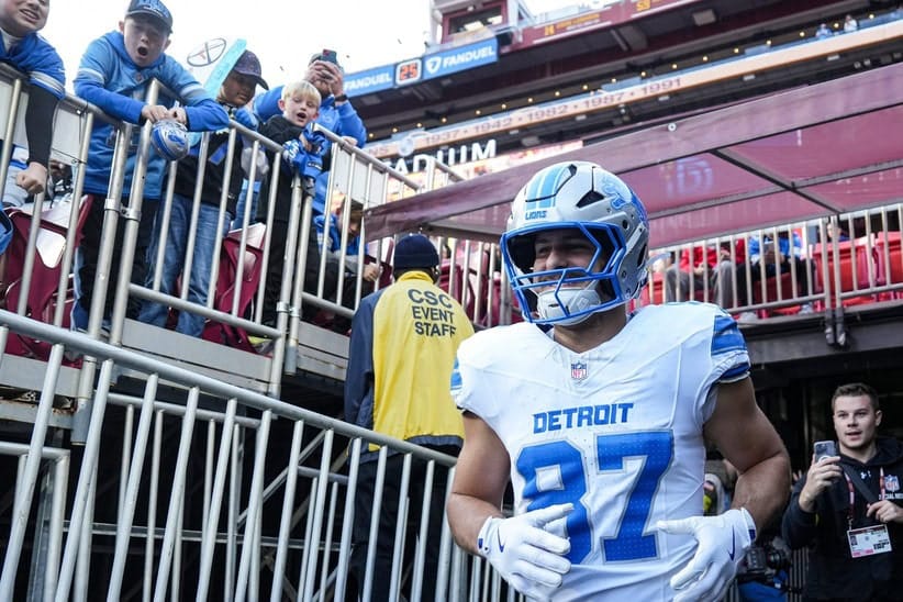 Sam LaPorta out for Eagles game