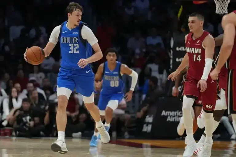 The Dallas Mavericks bested the Miami Heat.