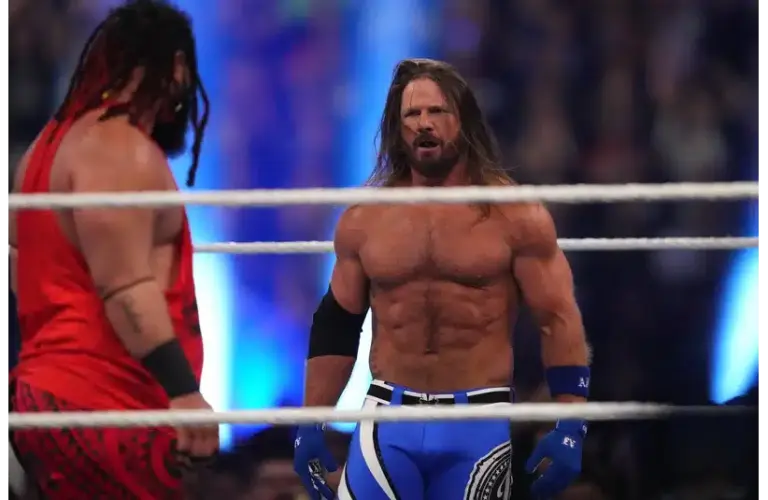 AJ Styles inducted into WWE Hall of Fame.