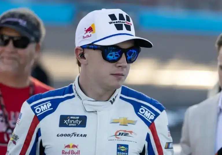 Nov 1, 2025; Avondale, Arizona, USA; NASCAR Xfinity Series driver Connor Zilisch (88) during the Xfinity Series Championship race at Phoenix Raceway.