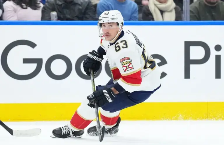 Brad Marchand Skating On The Ice