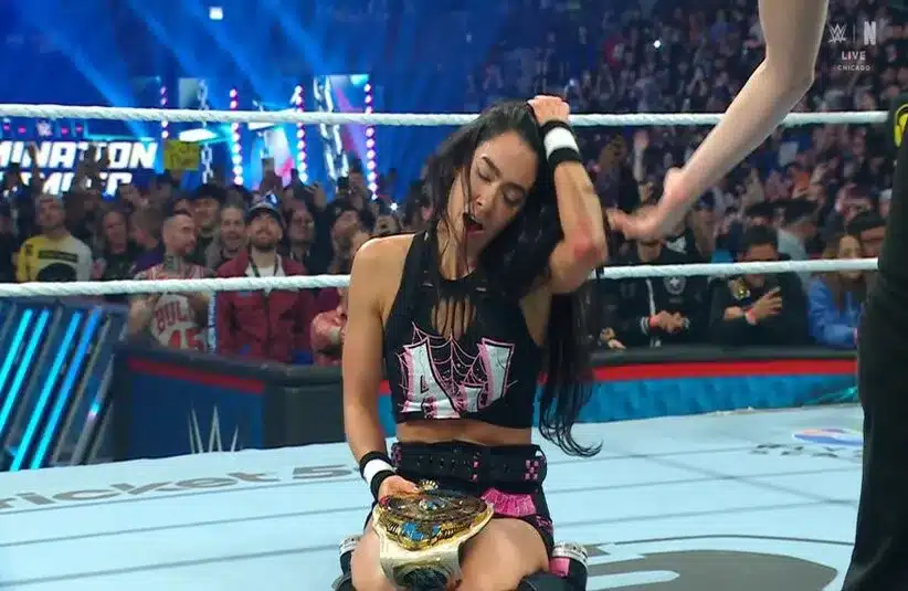 AJ Lee Wins Women's Intercontinental Championship Against Becky Lynch At Elimination Chamber 2026
