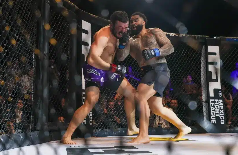 Gable Steveson Vs Hugo Leama Mexico Fight League 3 Fight