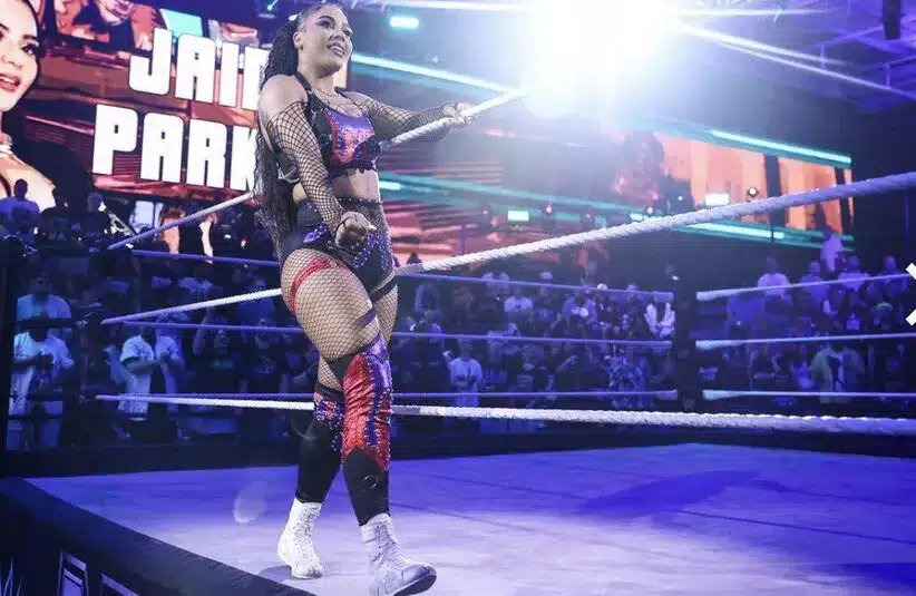Jaida Parker Entrance At NXT