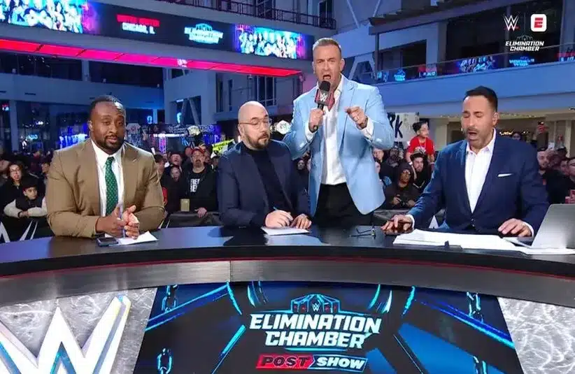 Nick Aldis Makes Announcement During WWE 2026 Elimination Chamber Post Show