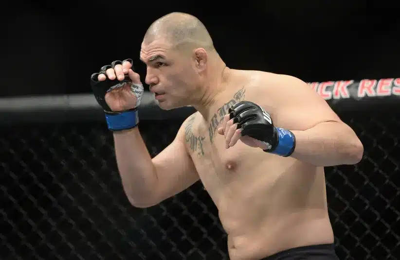 Cain Velasquez fight heavyweight bout in the Fighting Stance At UFC