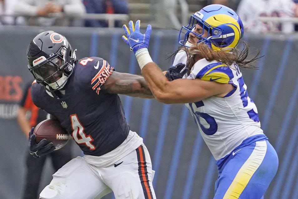 bears panthers running back d'andre swift