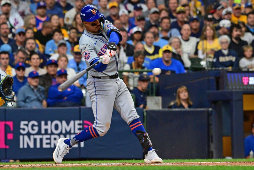 3B New York Mets Top MLB DFS Postseason mark vientos top mlb dfs