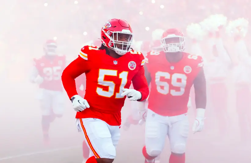 Kansas City Chiefs defensive end Mike Danna.