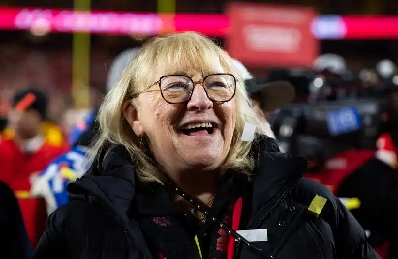 Donna Kelce laughing