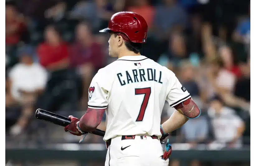 Corbin Carroll against the Astros