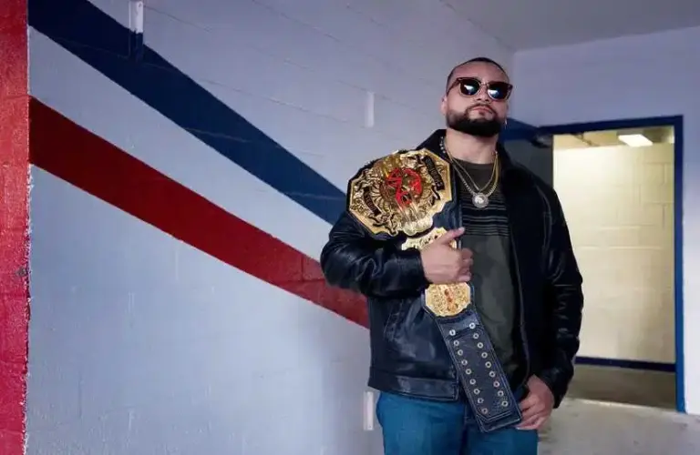 TNA Champion Mike Santana.