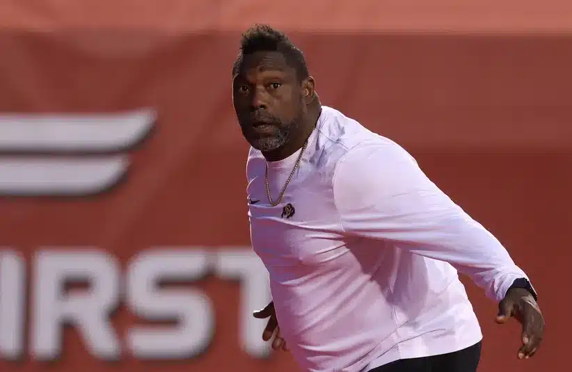 Warren Sapp Coaching Colorado Warm Up