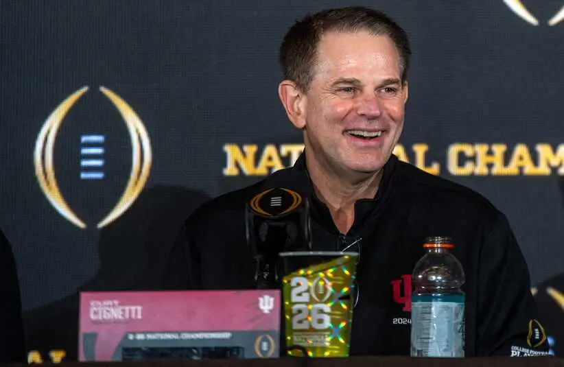 Indiana head coach Curt Cignetti.