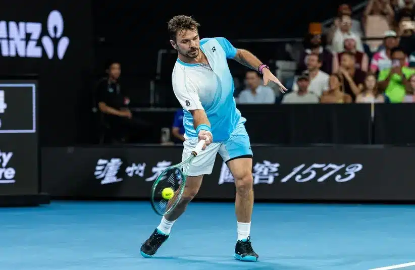 Stan Wawrinka of Switzerland in action