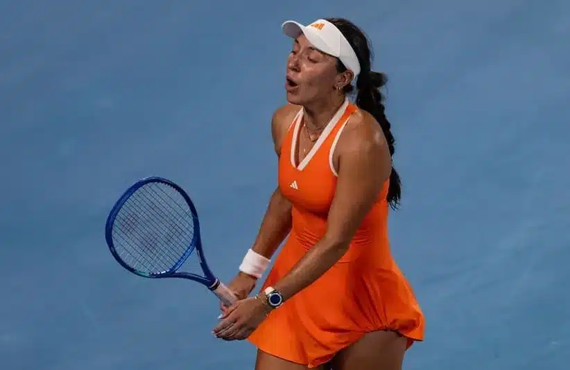 Jessica Pegula of United States in action