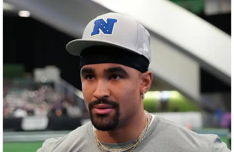 Jalen Hurts at the Pro Bowl