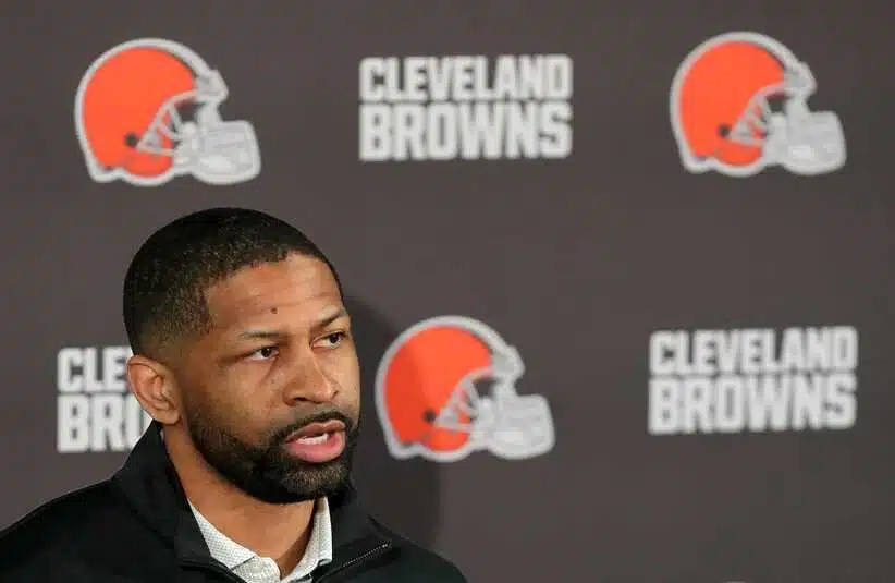 Browns GM Andrew Berry.