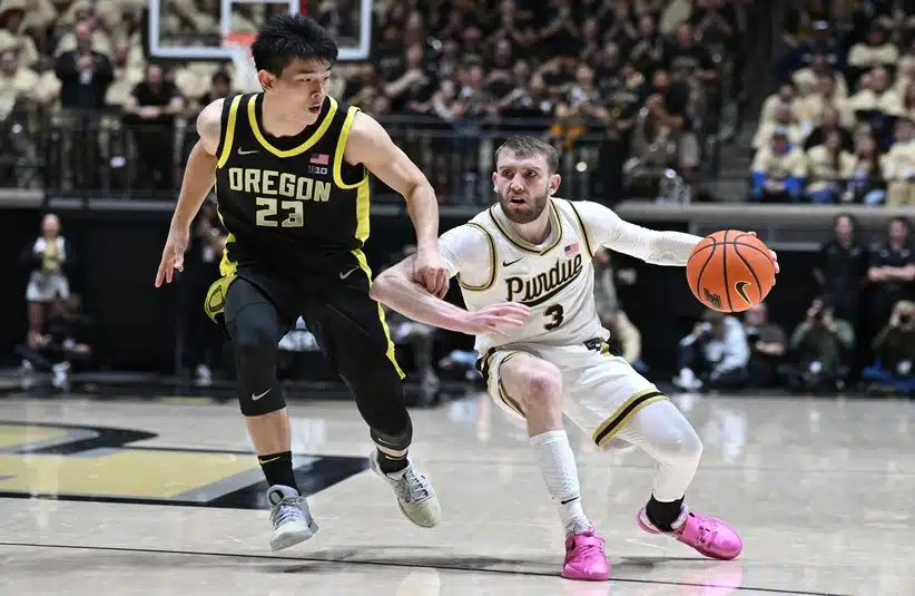 Purdue against Oregon.