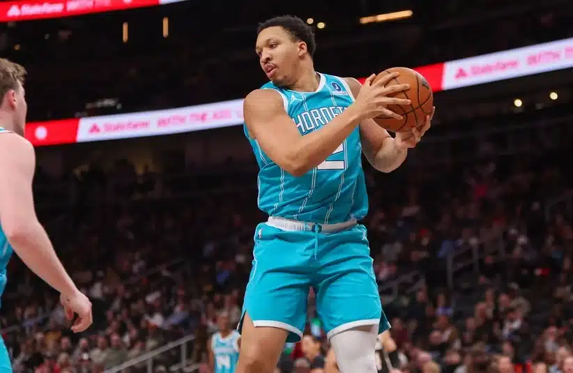 Williams attempting a basket