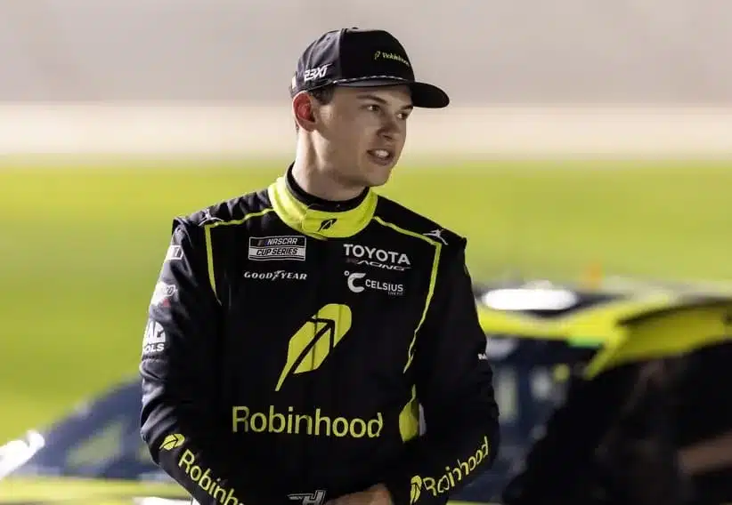 Feb 11, 2026; Daytona Beach, Florida, USA; NASCAR Cup Series driver Corey Heim (67) during qualifying for the Daytona 500 at Daytona International Speedway