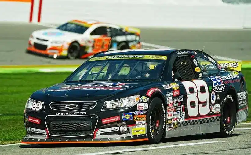 Bobby Earnhardt (89) speeds through pit road during the General Tire 200 at Daytona International Speedway, Saturday, Feb. 14, 2026.