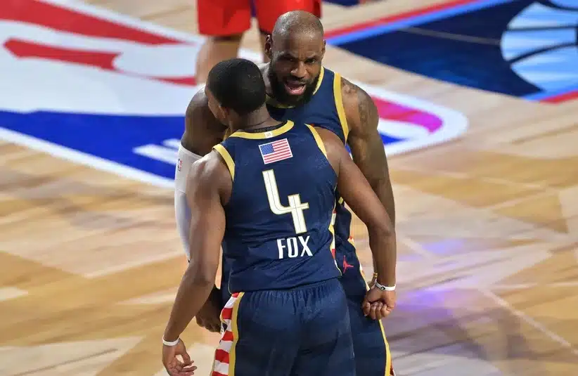 LeBron James being animated